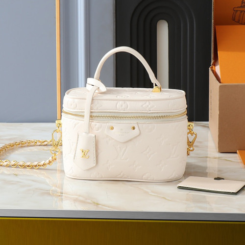Louis Vuitton Womens Bags Handbags Luxury Brand Vanity PM Messenger Shoulder Bags with Original Box M25123   