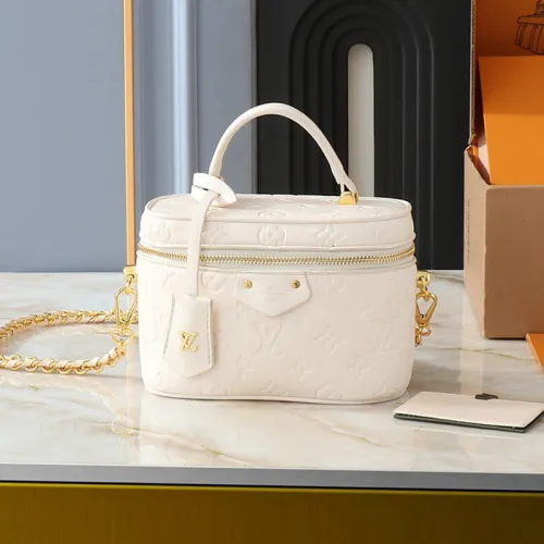 Louis Vuitton Womens Bags Handbags Luxury Brand Vanity PM Messenger Shoulder Bags with Original Box M25123   
