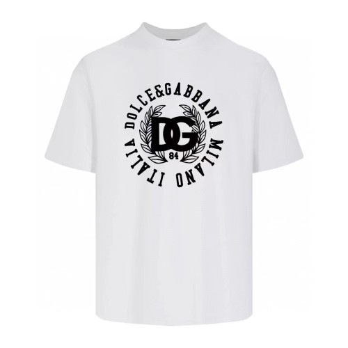 Dolce&Gabbana Luxury Brand Women Mens Short Sleeve T-Shirt   