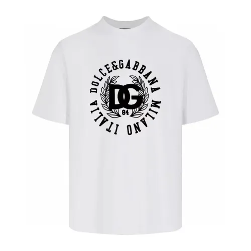 Dolce&Gabbana Luxury Brand Women Mens Short Sleeve T-Shirt   