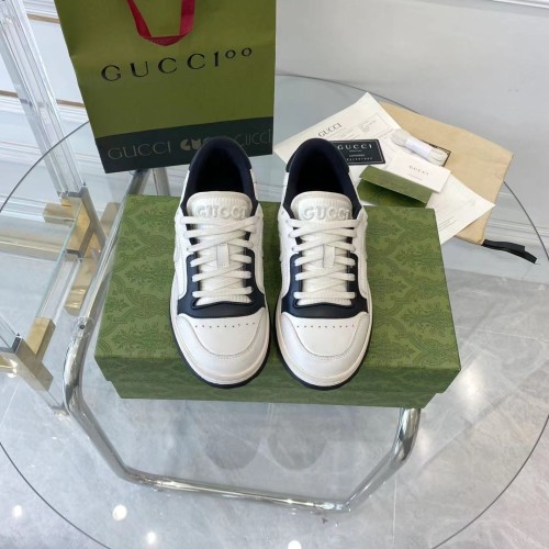 Gucci Womens Shoes Sneakers Luxury Brand Women's MAC80 sneaker in leather with Original Box Whatsapp 