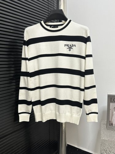 Prada Men Womens Sweater Luxury Brand Womens Knitwear Top Quality   