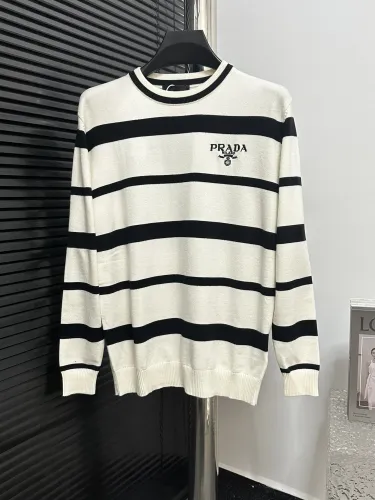 Prada Men Womens Sweater Luxury Brand Womens Knitwear Top Quality   