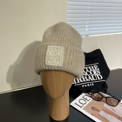 Loewe Men Womens Knit Hat Luxury Brand Design Loewe Hats with Original Box  