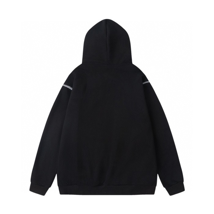 Prada Women Mens Zip Hoosie Coat Luxury Brand Mens Sweatshirts   