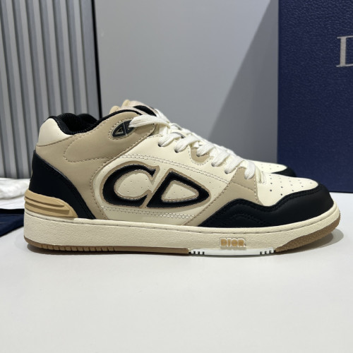 Dior Mens Shoes Sneakers Luxury Brand Breathable Design B57 LOW-TOP SNEAKER Smooth Calfskin with Dior Oblique Jacquard with Original Box  