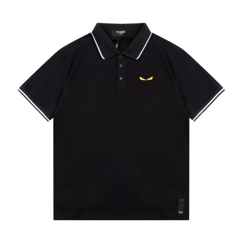 Fendi Luxury Brand Women Mens Short Sleeve T-Shirt Polo Shirt   