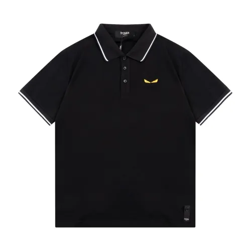 Fendi Luxury Brand Women Mens Short Sleeve T-Shirt Polo Shirt   