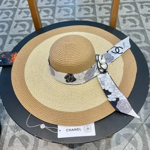 Chanel Womens Hats Luxury Brand Straw Hat with Original Box  