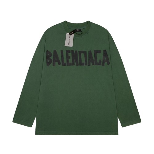 Balenciaga Luxury Brand Women Mens Long Sleeve T-Shirt   
