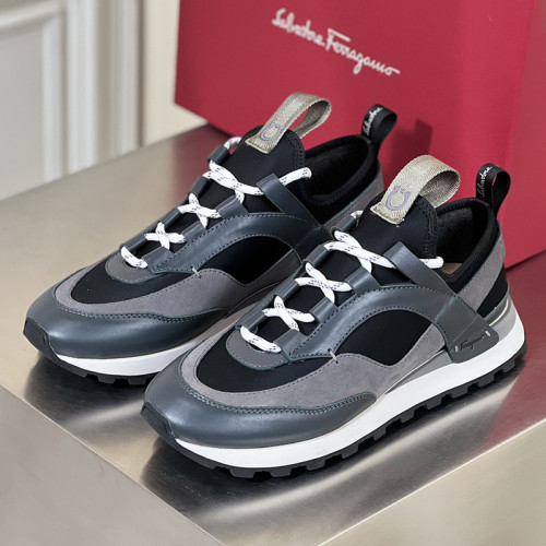 Salvatore Ferragamo Mens Shoes Sneakers Luxury Brand Fashion Shoes For Men with Original box Whatsapp 