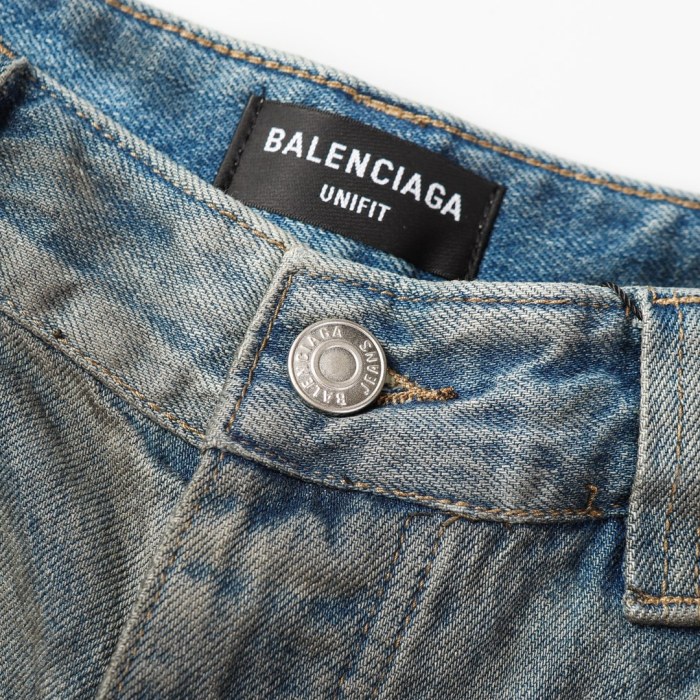 Balenciaga Luxury Brand Women Mens Pant Jeans with Original Box   
