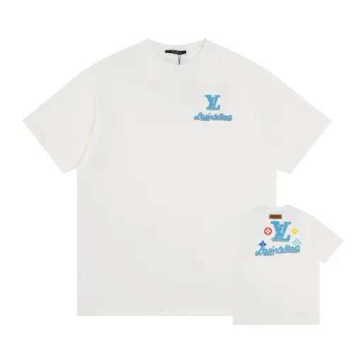 Louis Vuitton Luxury Brand Men Womens Short Sleeve T-Shirt   