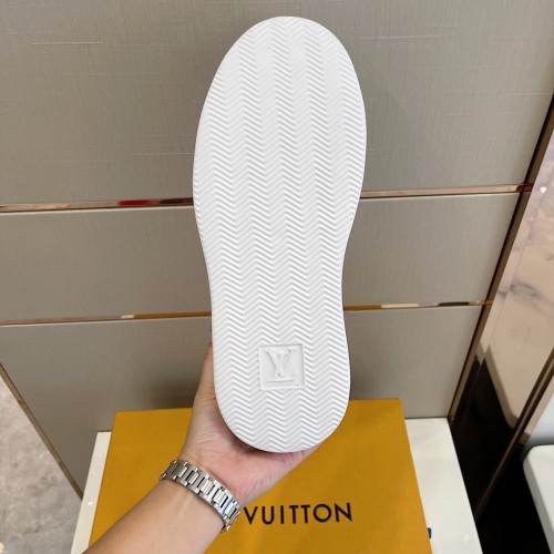 Louis Vuitton Men Shoes Fashion Sneakers RIVOLI Beverly Hills SNEAKER Luxury Brand Casual Shoes with Original Box