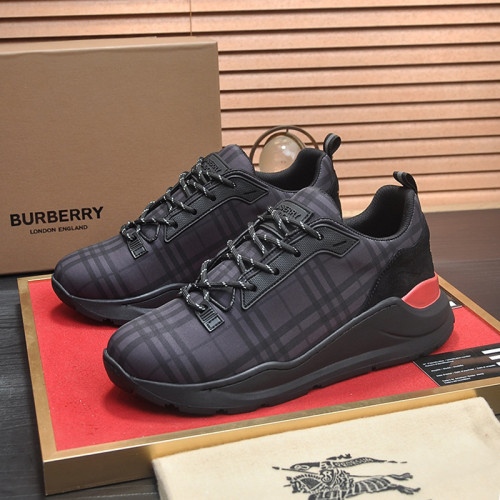 Burberry Men Shoes Fashion Sneakers Luxury Brand Vintage Cotton Sneaker with Original Box Whatsapp 