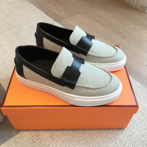 Hermes Mens Casual Shoes Fashion Loafers for Men Luxury Brand with Original Box Whatsapp 