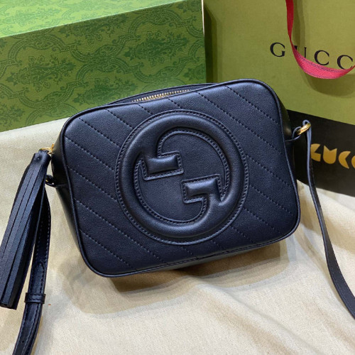 Gucci Womens Bags Shoulder Bags Luxury Brand Gucci Blondie small shoulder bag in leather  