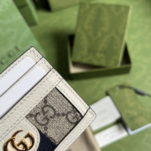Gucci Mens Womens Wallets Bags Coin Purse Card Holder Luxury Brand GG Marmont leather money clip with Original Box 523159