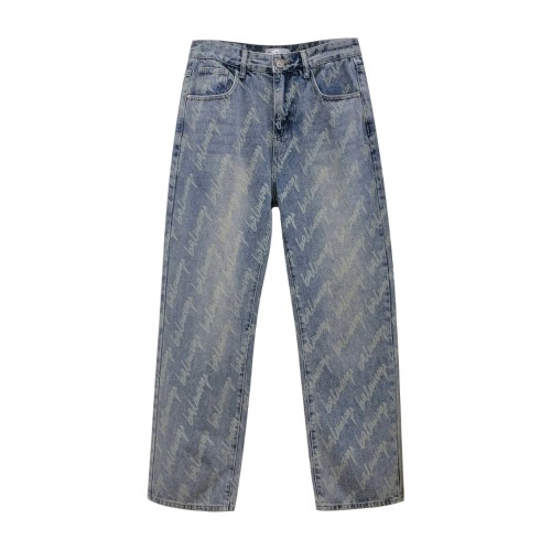 Balenciaga Luxury Brand Women Mens Pant Jeans with Original Box   