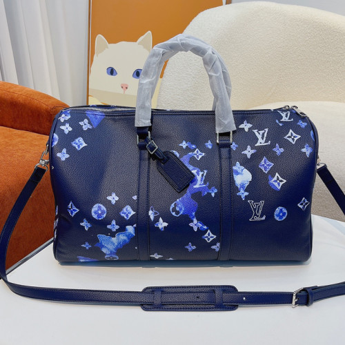 Louis Vuitton Womens and Mens Unisex Bags Luxury Brand LV Keepall Bandoulière 45 Fashion Design Travel Bag