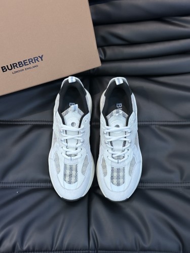 Burberry Men Shoes Fashion Sneakers Luxury Brand Vintage Cotton Sneaker with Original Box Whatsapp 