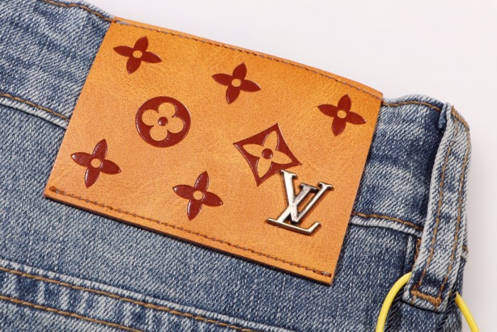 Louis Vuitton Luxury Brand Women Mens Pant Jeans   