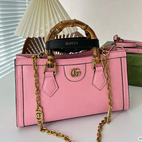 Gucci Womens Bags Shoulder Handbag Luxury Brand Gucci Diana small shoulder bag 735153 DJ24T 5862