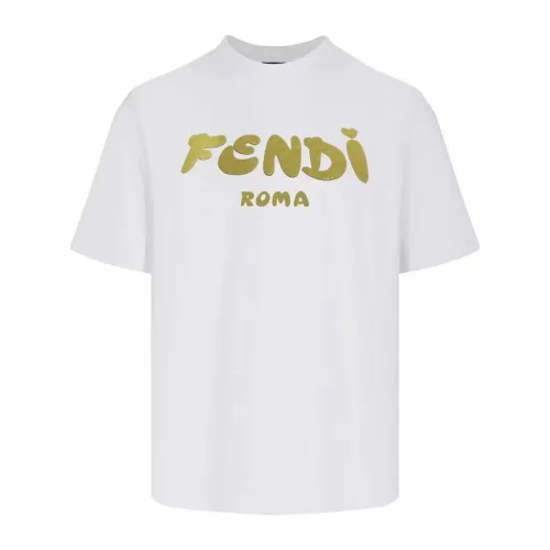 Fendi Luxury Brand Women Mens Short Sleeve T-Shirt   