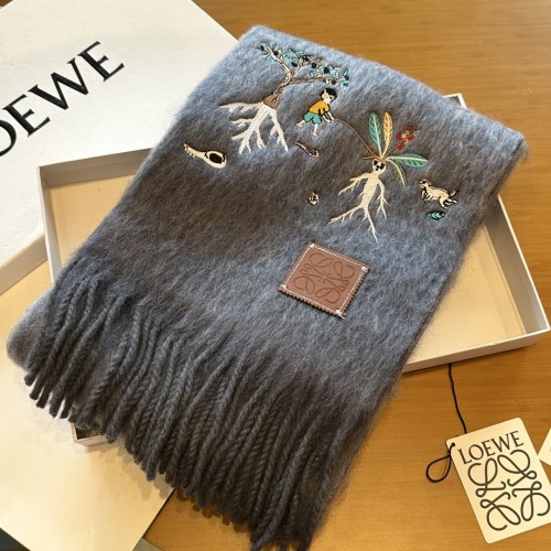 Loewe Scarves Men Womens Fashion Scarf 045