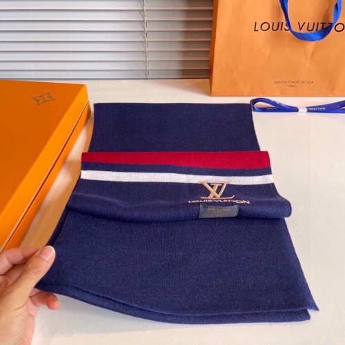 Louis Vuitton Scarves Men Womens Fashion Scarf with Original Box   