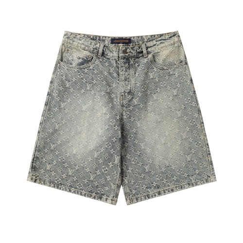 Louis Vuitton Luxury Brand Men Womens Pant Short Jeans   