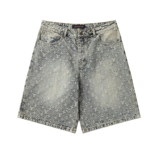 Louis Vuitton Luxury Brand Men Womens Pant Short Jeans   