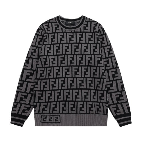 Fendi Women Mens Sweater Knitwears Luxury Brand Mens Knitwear Top Quality   