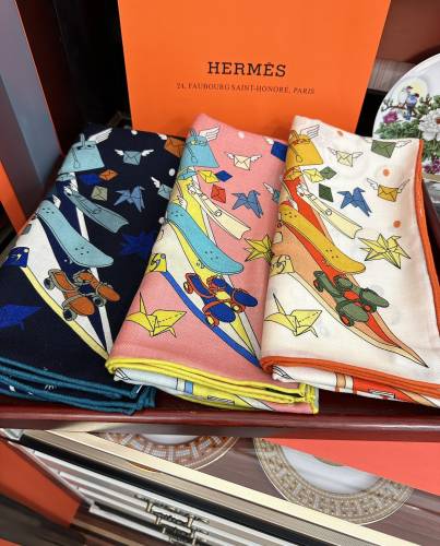 Hermes Scarves Womens Fashion Scarf Shawl 087