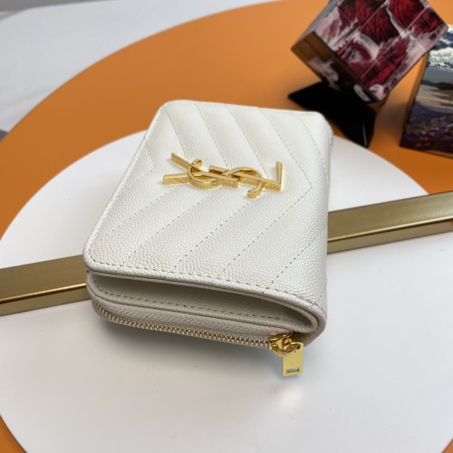Saint Laurent YSL Womens Bag Designer Luxury Brand Women Wallets Coin Purse with Original Box