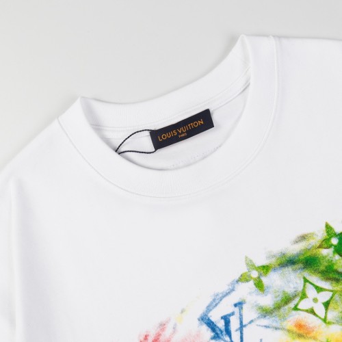 Louis Vuitton Luxury Brand Men Womens Short Sleeve T-Shirt   