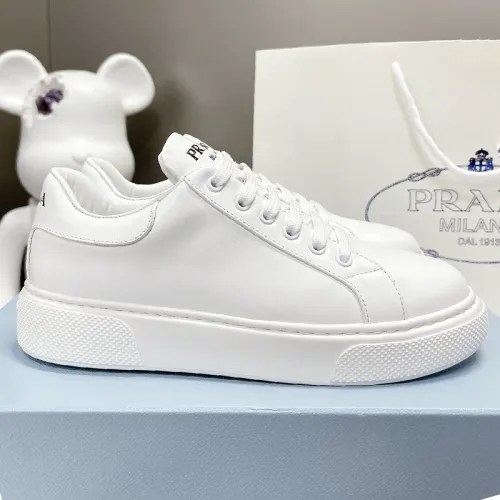 Prada Womens Shoes Casual Luxury Brand Breathable Prada sneakers with Original Box