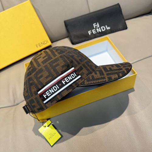 Fendi Men Womens Baseball Hat Luxury Brand Design Fendi Cap with Original Box  