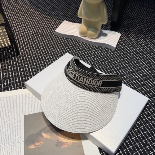 Dior Womens Visor Hat Luxury Brand Design Dior Cap with Original Box  