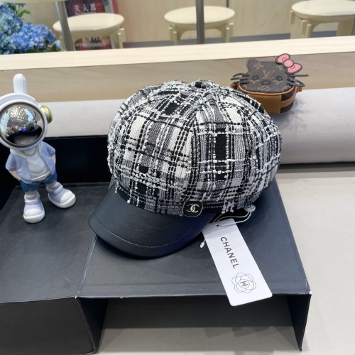 Chanel Womens Hats Luxury Brand Beret Hat with Original Box  