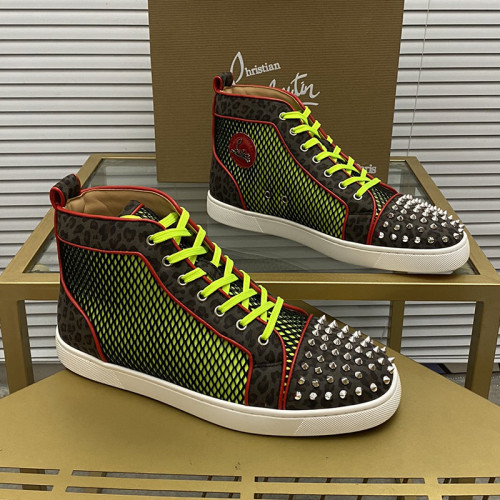 Christian Louboutin Mens Shoes Sneakers Luxury Brand Red Bottom Design Sports Footwears with Original Box