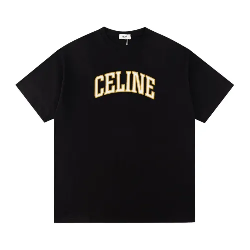 Celine Luxury Brand Women Mens Short Sleeve T-Shirt   