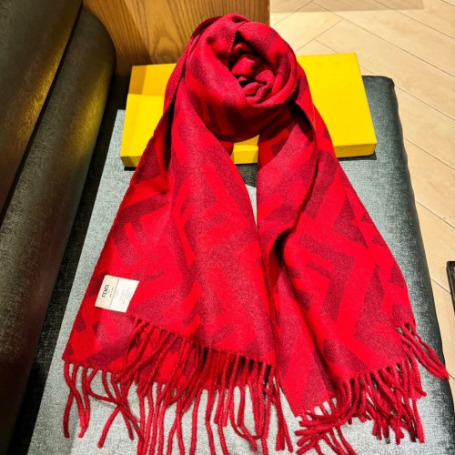 Fendi Scarves Men Womens Fashion Scarf036