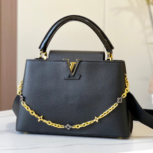 Louis Vuitton Womens Bags Handbags Luxury Brand CAPUCINES Leather Messenger Shoulder Bags M59209