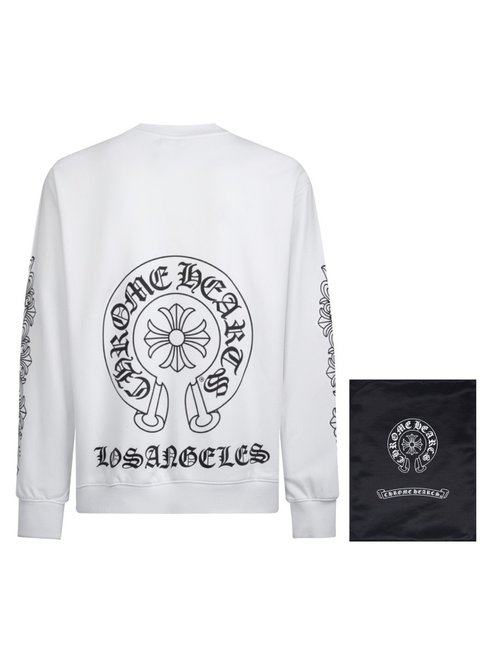 Chrome Hearts Womens Mens Sweatshirts Long Sleeve for Autumn Winter Luxury Brand Mens Hoodie   