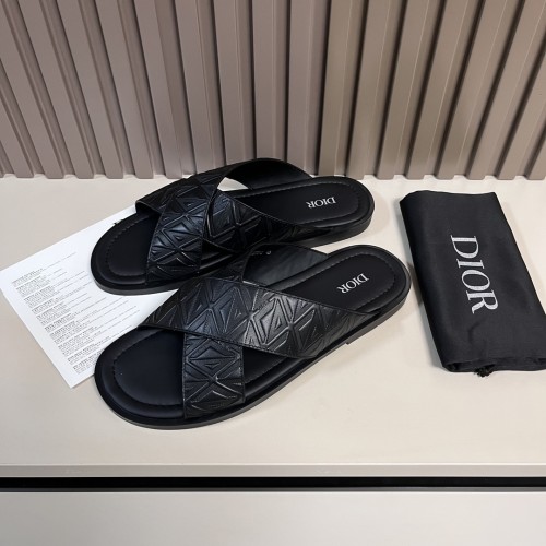 Dior Men Shoes Sandals Luxury Brand Fashion DIOR AQUA SANDAL Black Dior Oblique Jacquard with Original Box 3SA135ZSA_H969 Whatsapp 