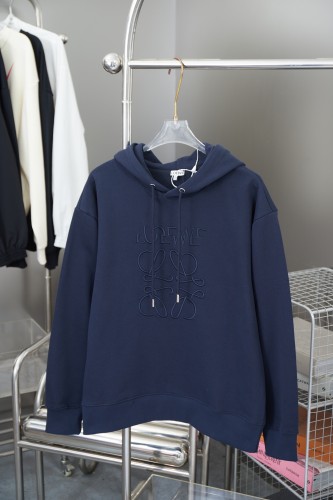 Loewe Womens Mens Hoodie Luxury Brand Mens Sweatshirts Relaxed fit hoodie in cotton H526Y25X39   
