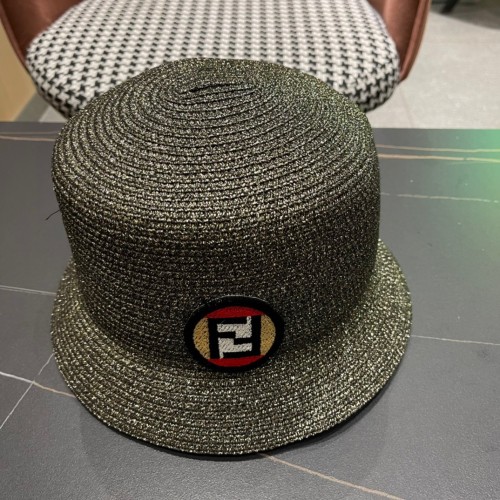 Fendi Womens Bucket Hat Luxury Brand Design Fendi Cap with Original Box  