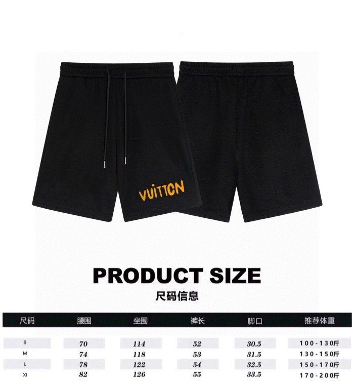 Louis Vuitton Luxury Brand Women Mens Pant Short   