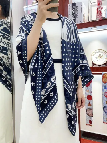 Hermes Scarves Womens Fashion Scarf Shawl 100